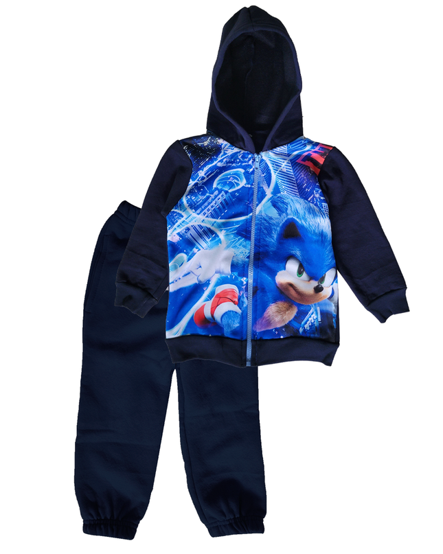 Conjunto Kids Felpa - Sonic