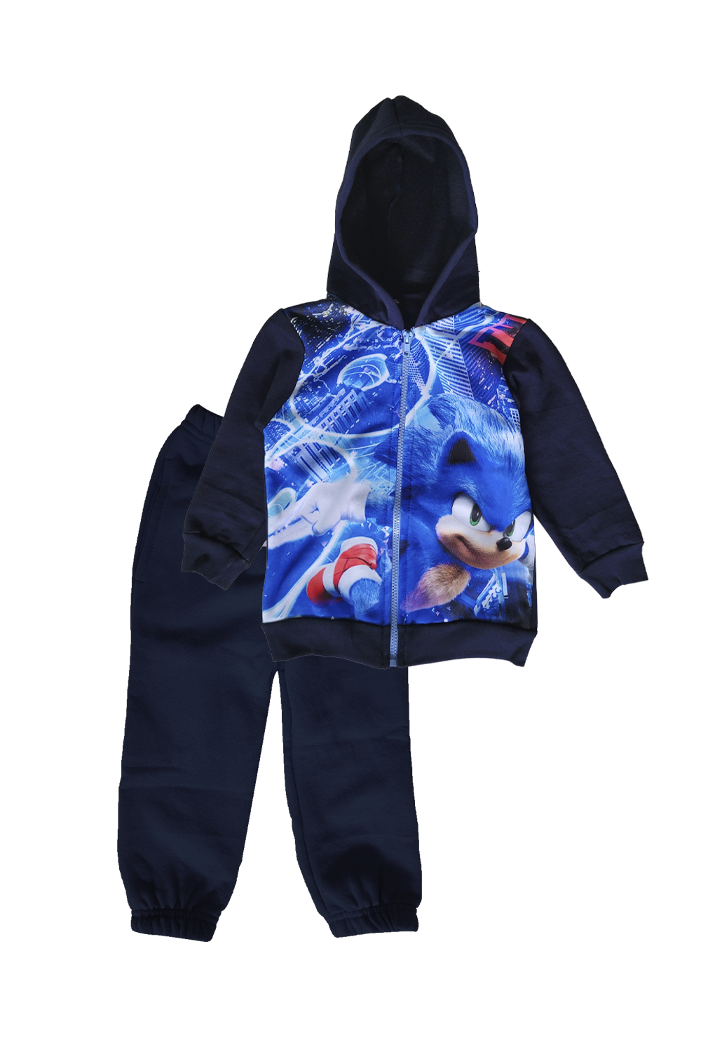 Sonic The Hedgehog Felpa con cappuccio per bambini | Felpa con Sonic The Hedgehog Felpa con cappuccio per bambini | Felpa con