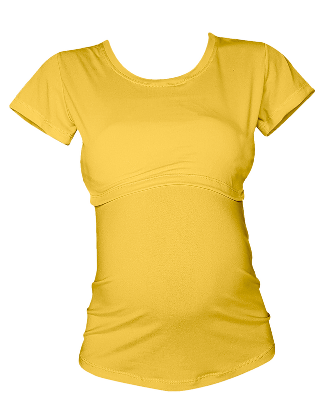 Blusa maternidad-lactancia. Mango