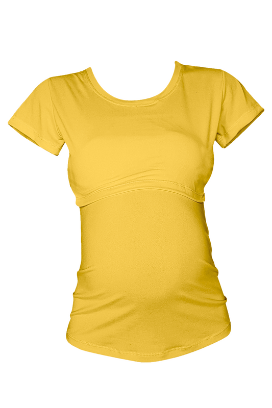 Blusa maternidad-lactancia. Mango