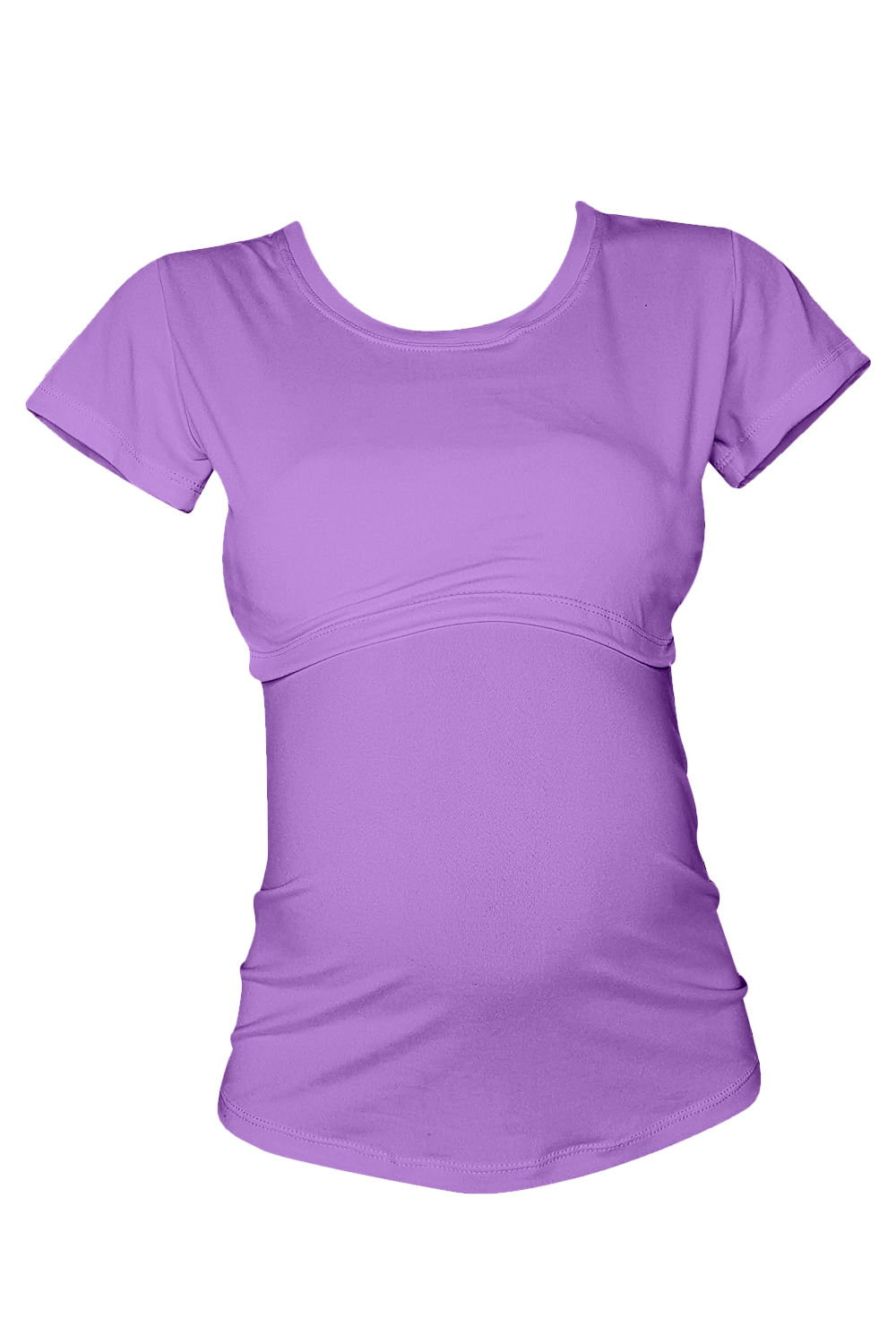 Blusa maternidad-lactancia. Lila