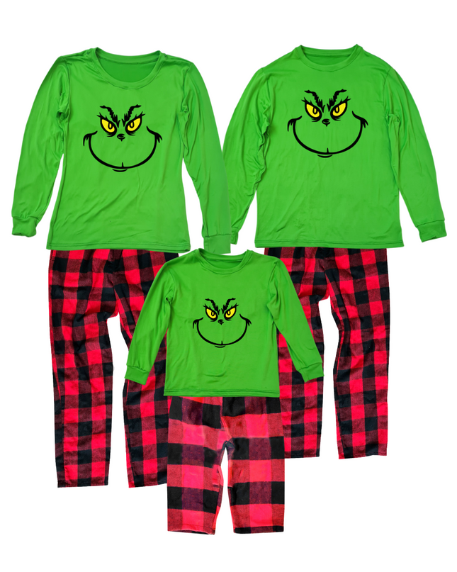 Pijama Franela Dama. Grinchy