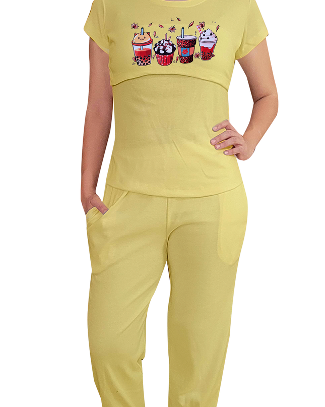 Conjunto Pants de Lactancia. Tapiocas