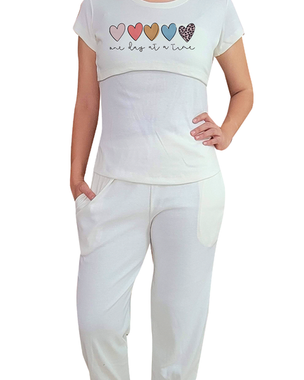 Conjunto Pants de Lactancia. One day at time