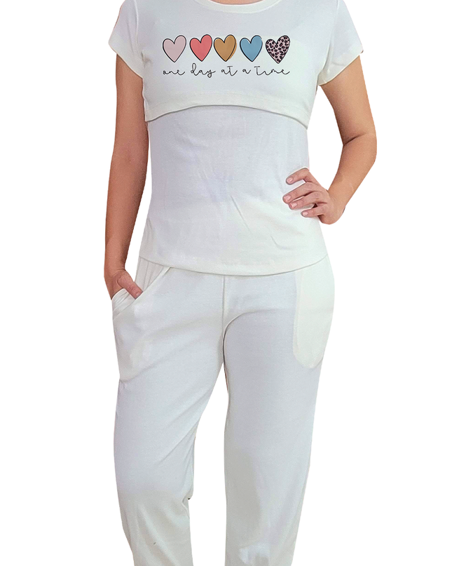 Conjunto Pants de Lactancia. One day at time