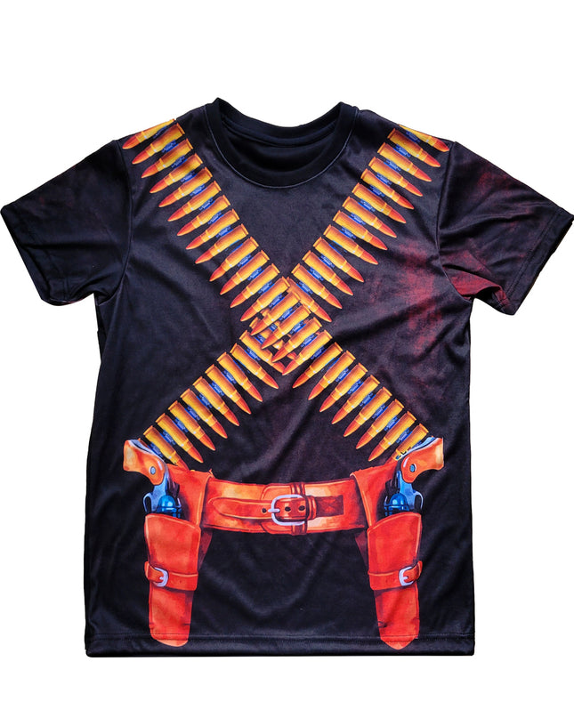 Playera caballero manga corta . Carrillero
