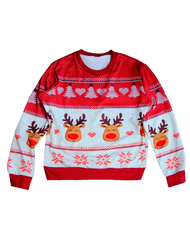 Sudadera afelpada Kids. Renos xmas