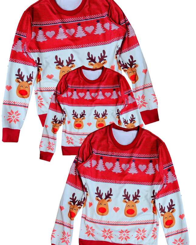 Sudadera afelpada Kids. Renos xmas