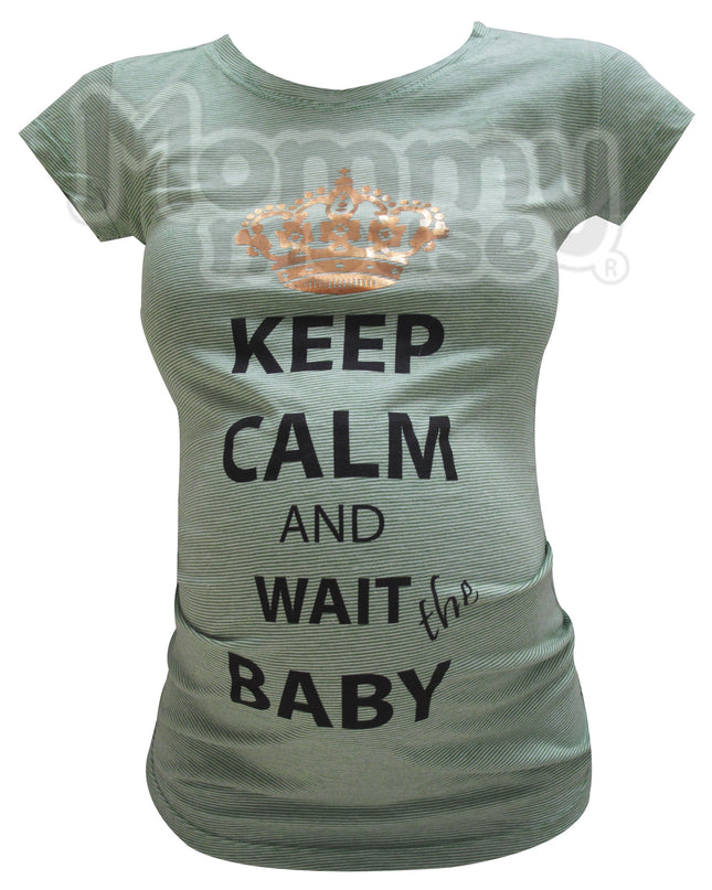 Blusa Maternidad Básica Manga corta. Keep Calm
