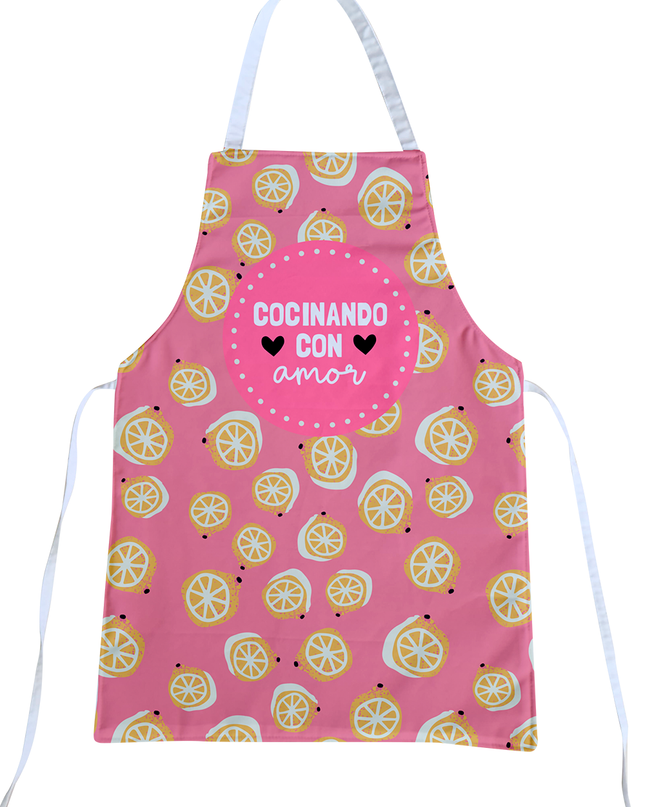 Mandil Mamá y niño. Cocinando con amor