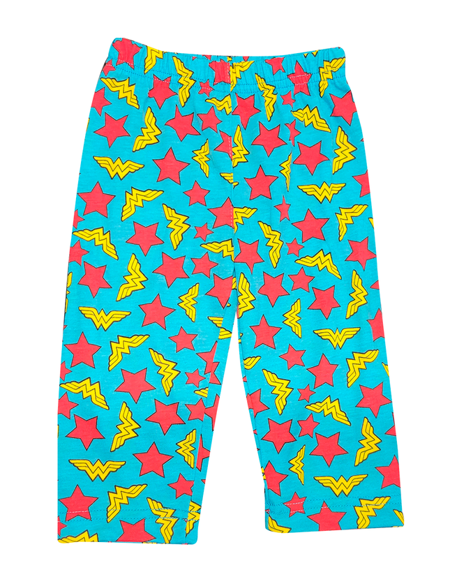 Pijama Manga corta  1 a 10 Años. Wonder Girl