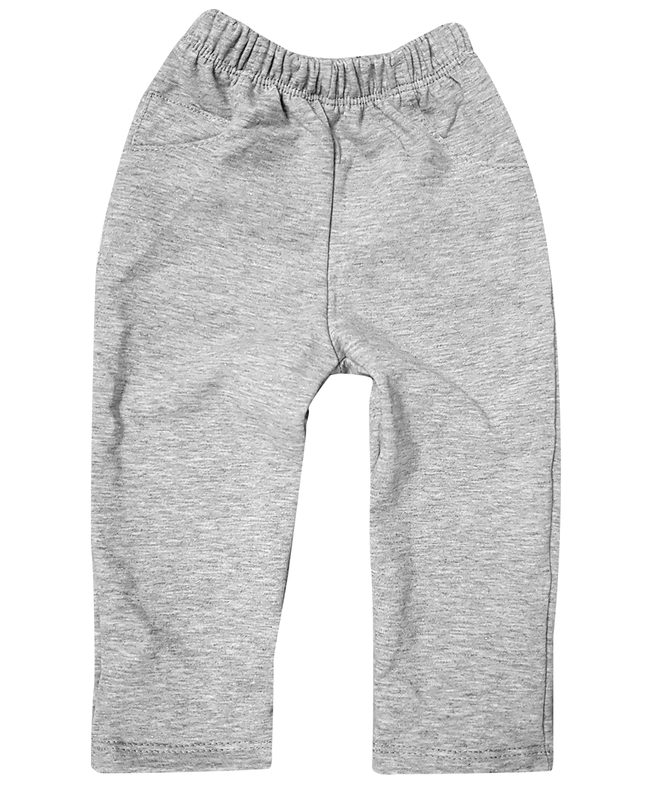 Set pantalón y playerita cuello de tortuga  - Gris Jaspe