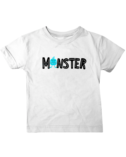 Playera Bebé manga corta . Monster