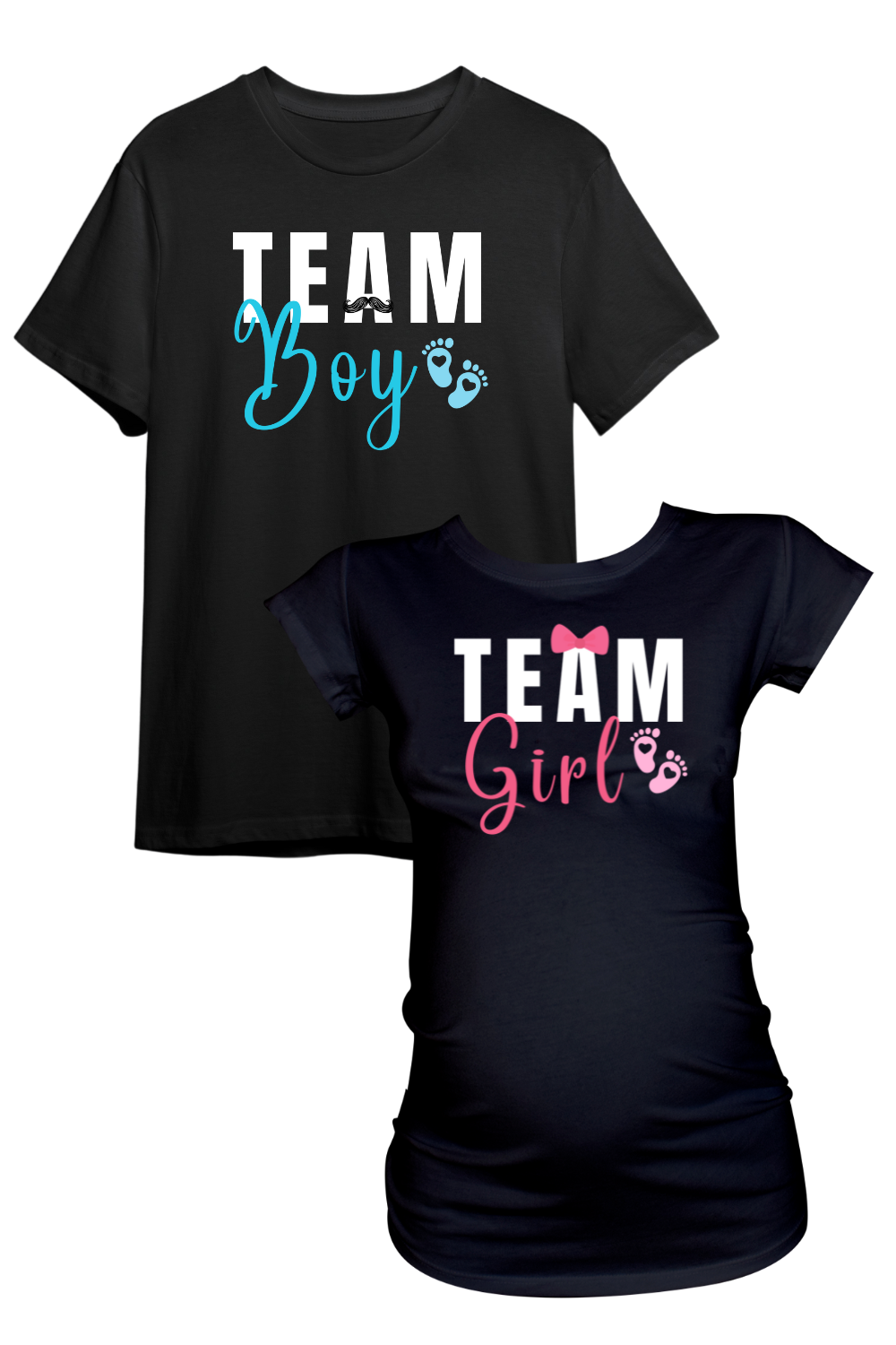 Duo playeras. Revelacion de sexo TEAM Mouse Apparel