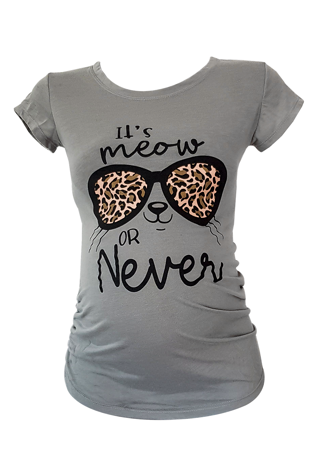 Blusa Maternidad Básica Manga corta. It´s Meow or Never