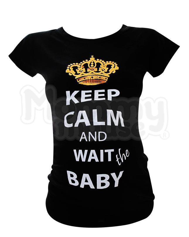 Blusa Maternidad Básica Manga corta. Keep Calm