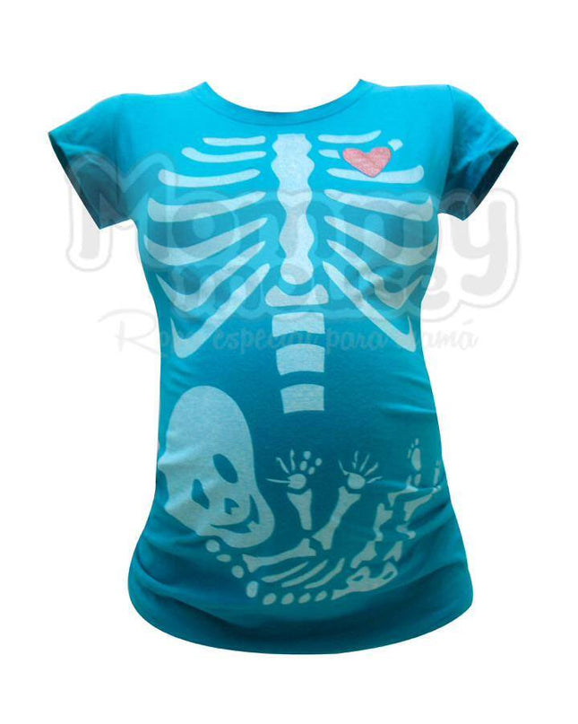 Blusa Maternidad Básica Manga corta. Radiografía.