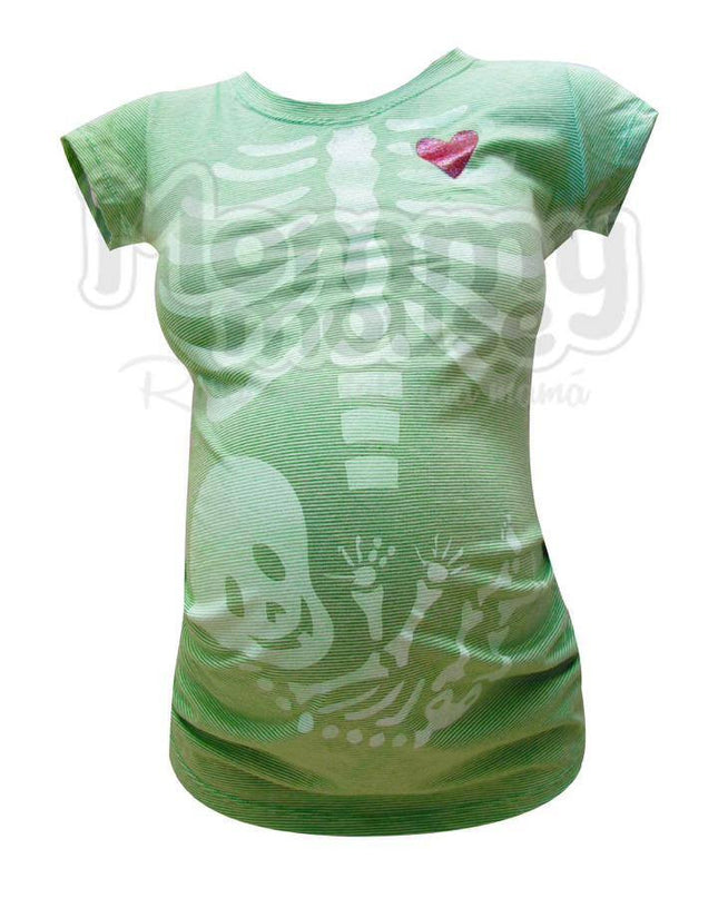 Blusa Maternidad Básica Manga corta. Radiografía.