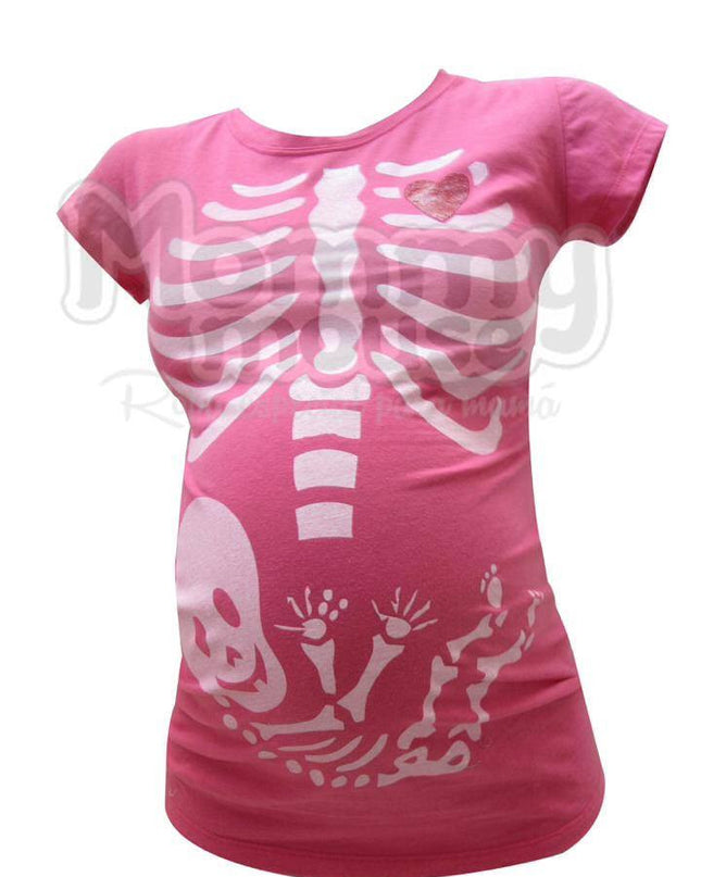 Blusa Maternidad Básica Manga corta. Radiografía.