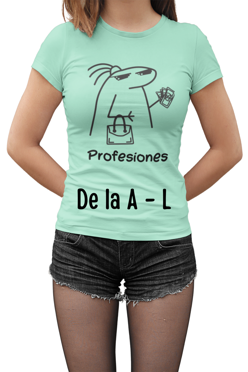 Blusa dama manga corta. Profesiones1 (A - L)