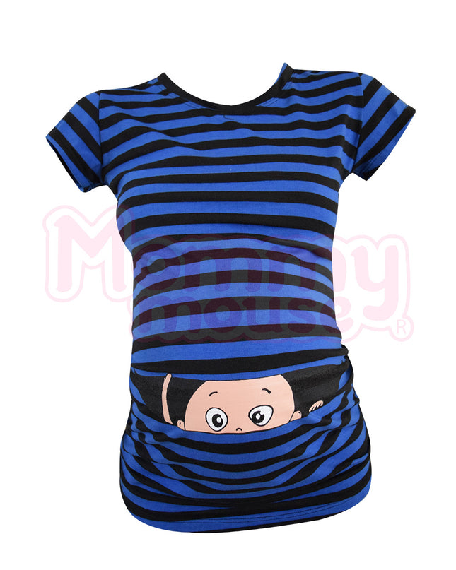 Blusa Maternidad Básica Manga corta.  Bebé Asomado.