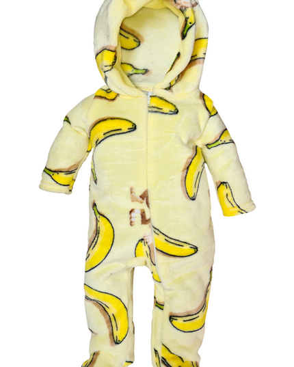 Mameluco orejas 3D Unisex . Bananas