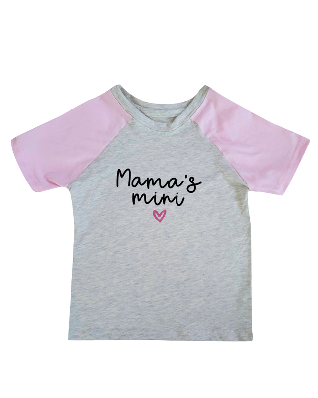 Playera Ranglan de bebé. Mama´s Mini