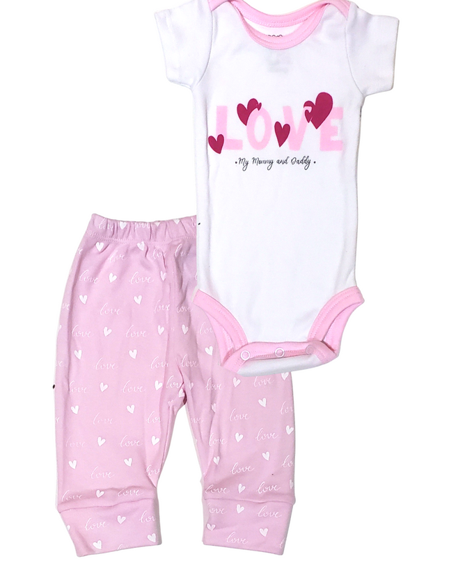 Set 2 - piezas. Love my mom and dad