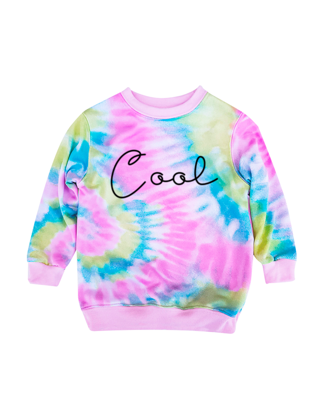 Sudadera ligera Niña Tie Dye. Cool