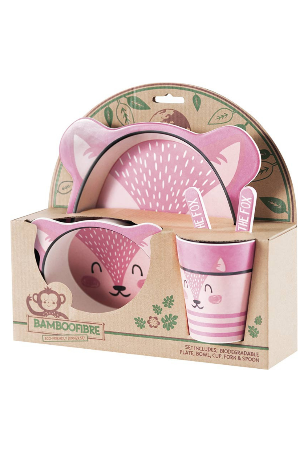 Vajilla Bambu para bebe Zorrito Mouse Apparel