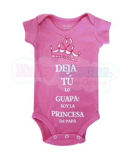 Pañalero Manga Larga Niña. Princesa de Papá