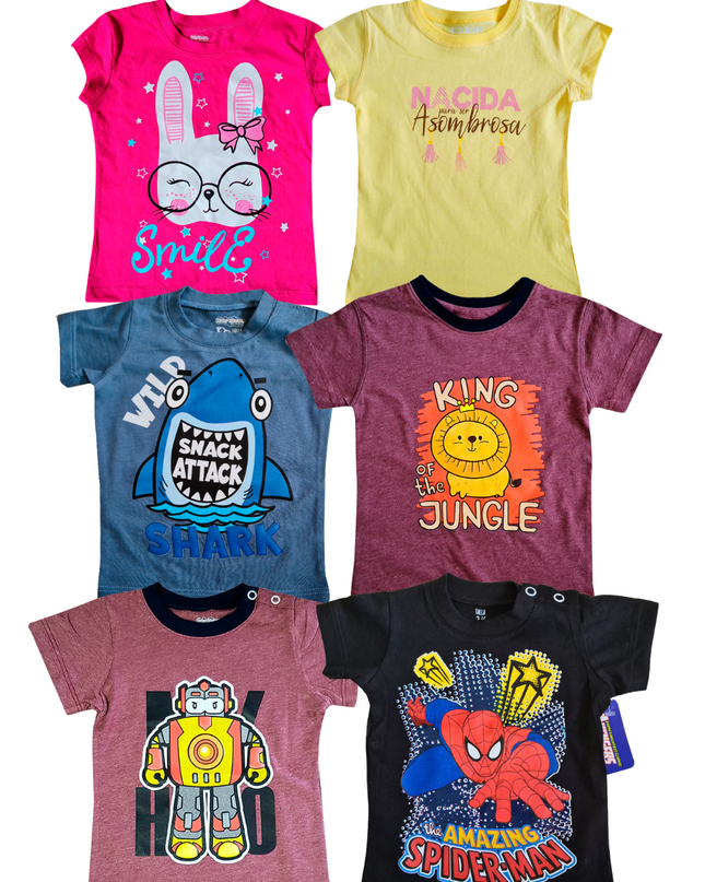 Promo 3 playeras Kids.