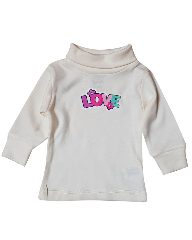 Set pantalón y playerita cuello de tortuga  - Gris Jaspe