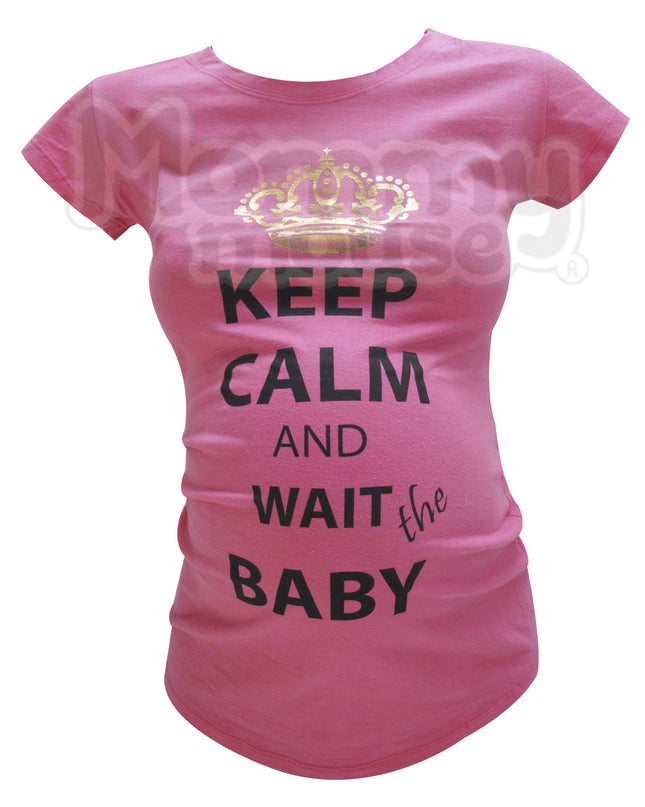 Blusa Maternidad Básica Manga corta. Keep Calm