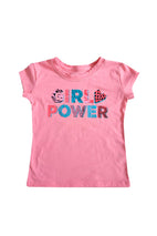 Playera kids niña. Girl Power Pink
