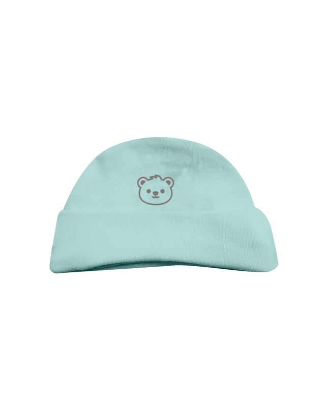 Set mameluco y gorro unisex. Osito Aqua