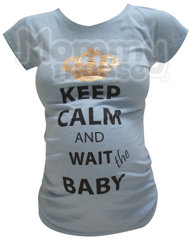Blusa Maternidad Básica Manga corta. Keep Calm