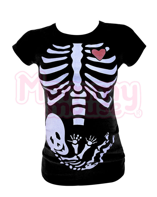 Blusa Maternidad Básica Manga corta. Radiografía.