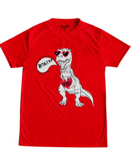 Playera Caballero manga corta. Dino love
