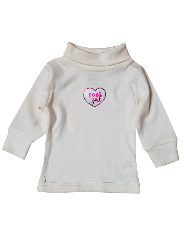 Set pantalón y playerita cuello de tortuga  - Rosa