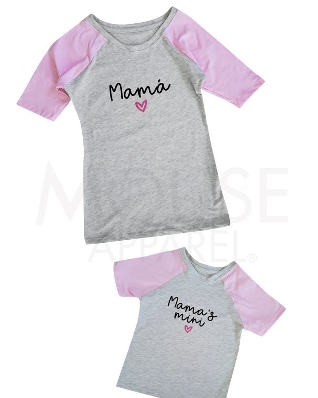 Playera Ranglan de bebé. Mama´s Mini