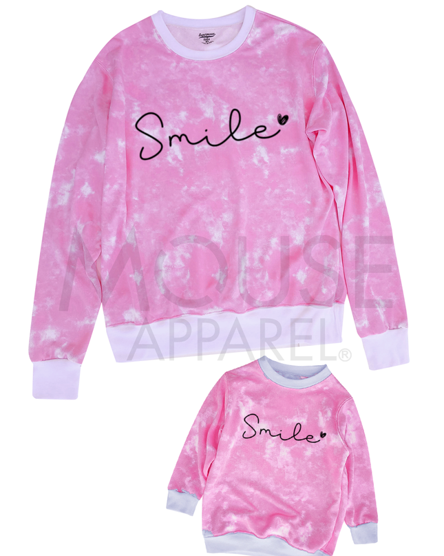 Sudadera ligera dama Tie Dye. Smile
