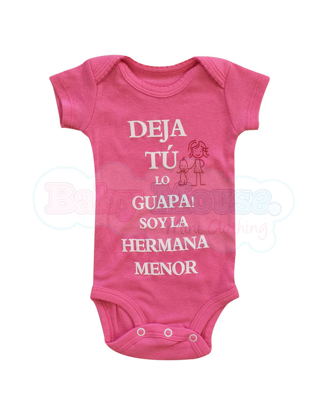 Pañalero Manga Corta Niña. Hermana menor