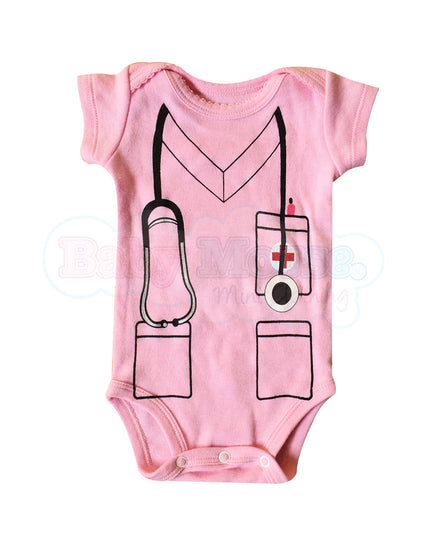Pañalero Manga Corta Niña. Fashion Doc