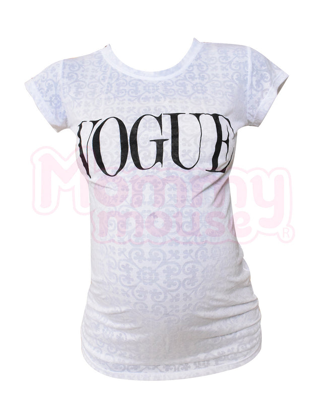 Blusa Maternidad Básica Manga corta.  Vogue.