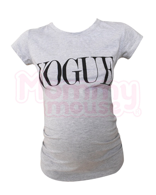 Blusa Maternidad Básica Manga corta.  Vogue.