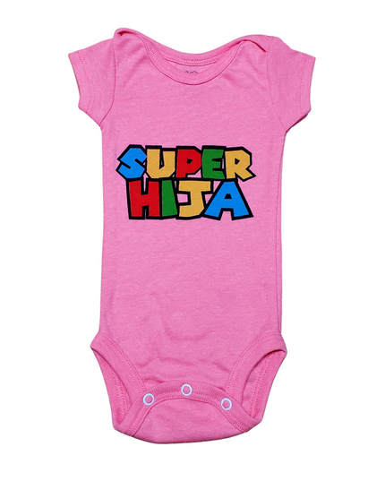 Pañalero Manga Corta Rosa. Super Hija