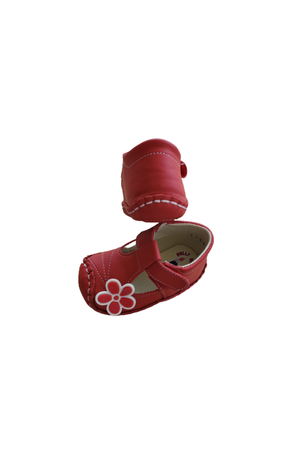 Zapato de bebé niña ROJO/FLOR