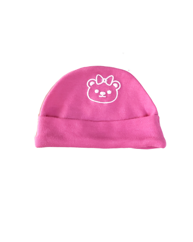 Set mameluco y gorro unisex. Osita Fiusha
