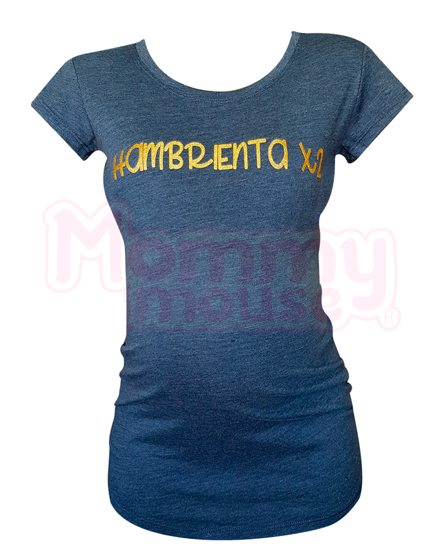 Blusa Maternidad Básica Manga corta. Hambrienta X2